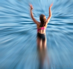Ann in lake