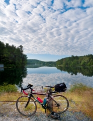 DA860-Bike,-Clouds,-and-Lake-Kolelemook