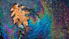 gasoline-patterns-on-pavement