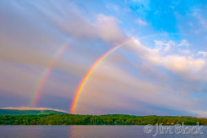 Rainbow over Lake Sunapee